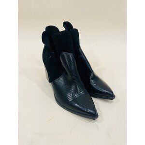 Steve Madden Black Chaya‎ Leather Booties Womens 9